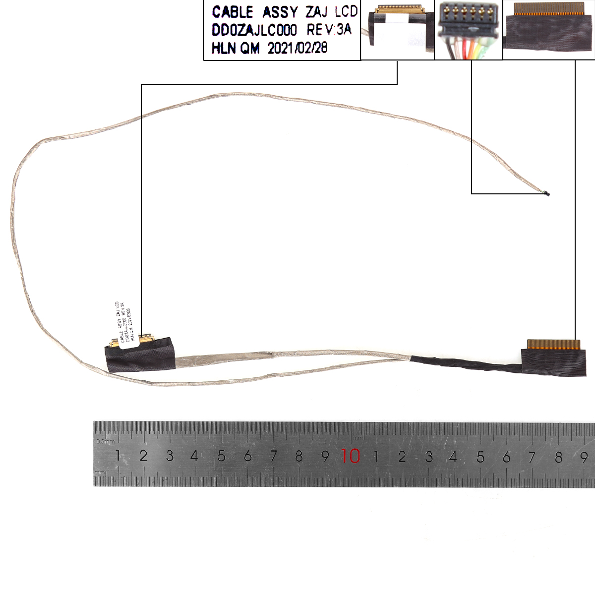 Picture of New LCD Display Screen Cable Replacement  For Acer A315-21 A315-31 A315-51 A315-52 ，30pin，ORG